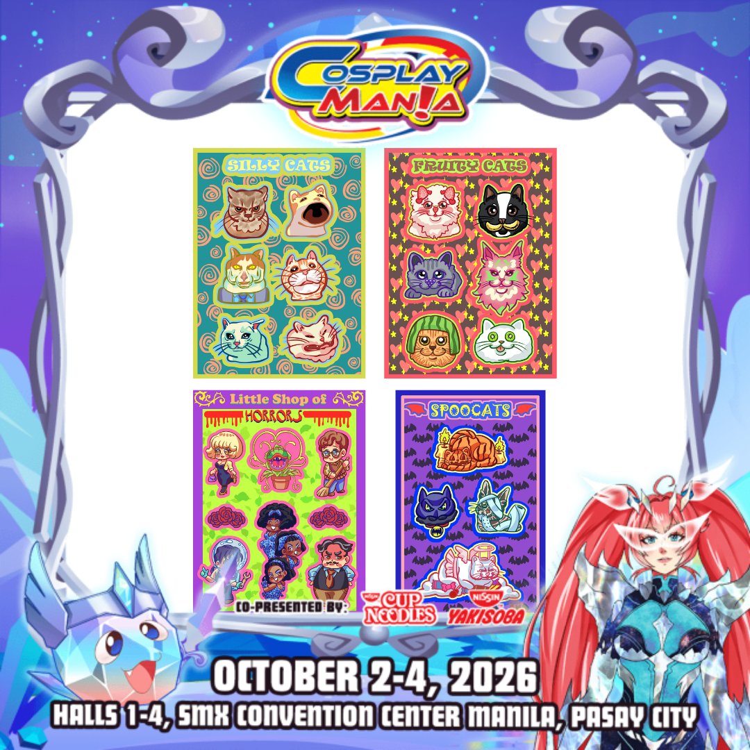 matchacatprints's tweet photo. 🚨🧀 SOMETHING BIZARRE IS COMING! 👀✨

Mr Bizarre Cheese’s unique and quirky creations are making their way to COSMANIA: DAZZLING DIAMOND! 💎

✨ Stickers
✨ Photocards
✨ Art prints
✨ More merch!
📅 Oct 2–4
🎪 Booth FA03
📍 SMX Convention Center, Pasay City

#MatchaCatPrints https://t.co/5PKcjC69XQ