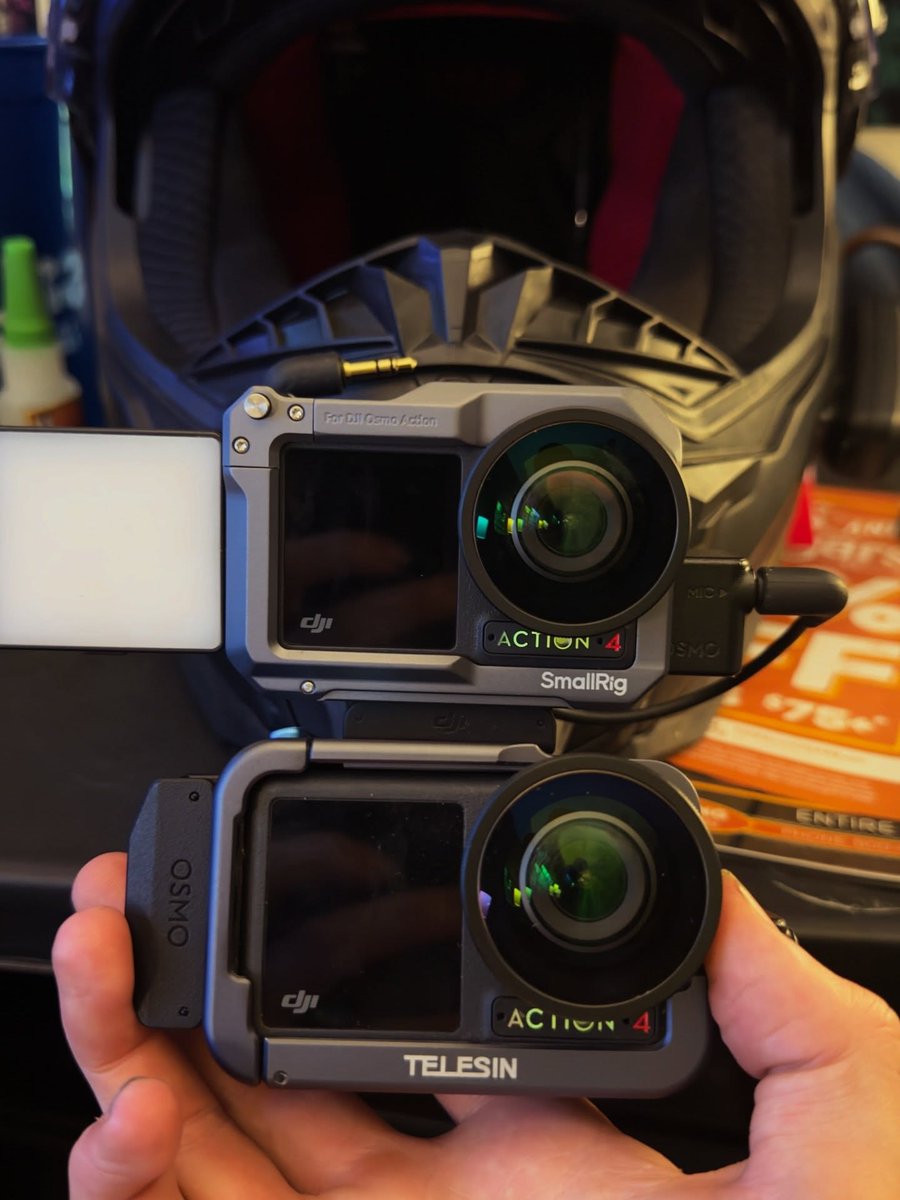 Bilusolda's tweet photo. Bought another camera. I’ve wanted more angles for rides and camping trips, so I finally pulled the trigger. Excited to film with both on the CRF300L. https://t.co/YIJpI1bOJx