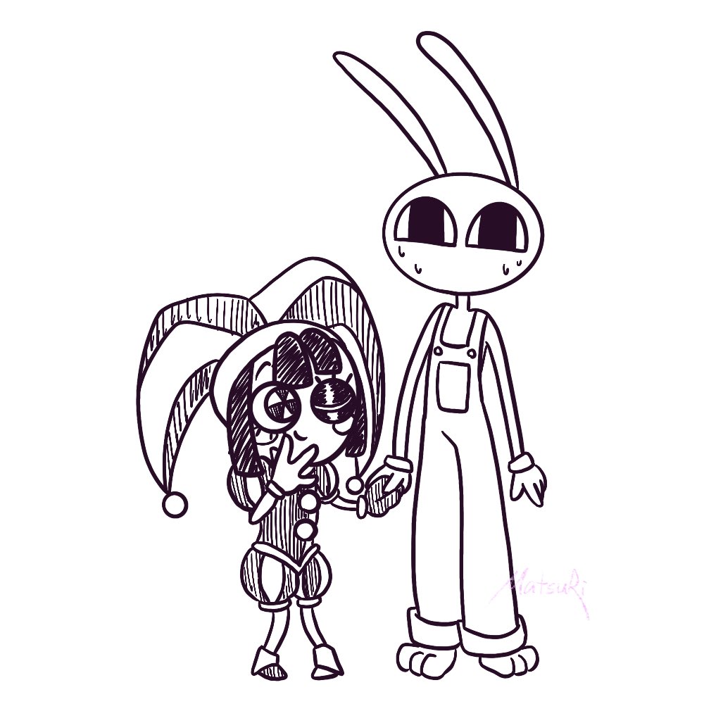 HSJ_XIV's tweet photo. ✨😵‍💫

#TheAmazingDigitalCircus #Pomni #Jax #funnybunny https://t.co/sHWujjQq3o