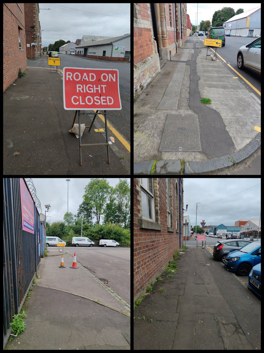 Cessnock_Issues's tweet photo. Highlights of @GlasgowCC approved diversion route near Paisley Road West....... sends you round in a square with nowhere to go - Portman Street &amp; Milnpark Street https://t.co/7N7B26SaV5