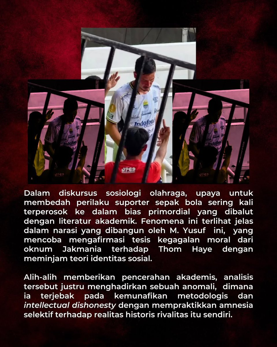 agamzett's tweet photo. Ada Tulisan menarik terkait tidak bisanya membedakan perlakuan seorang Thom Haye ketika di Timnas dan perlakuan oleh rival klub nya sekarang, boleh dibaca akang akang, tulisan ini dibuat oleh Luthfi Ridzki Fakhrian, M.Pd, saya sudah meminta izin utk di share di x (1/2) https://t.co/PbOVnSRDf4