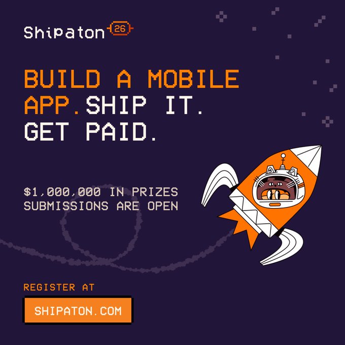 Ronaldo1853's tweet photo. FREE $10 FOR NEW USERS 🚀 Join the world's biggest mobile hackathon and compete for $1M in prizes. Register now -> https://t.co/BDGhNgO1cH