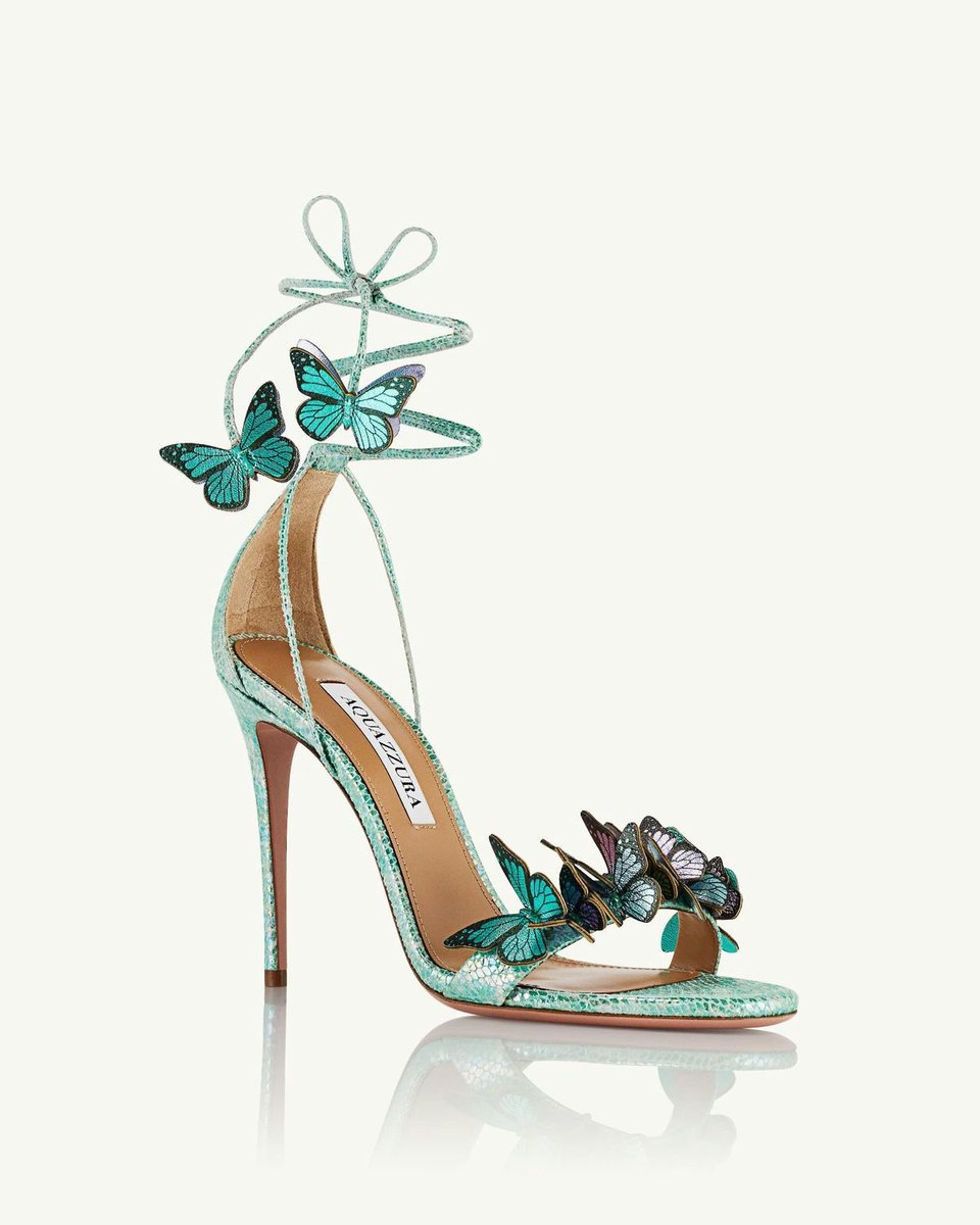 Eveboards's tweet photo. I’m obsessed with Aquazzura Papillon Butterfly sandal https://t.co/D1ilXAtYgJ