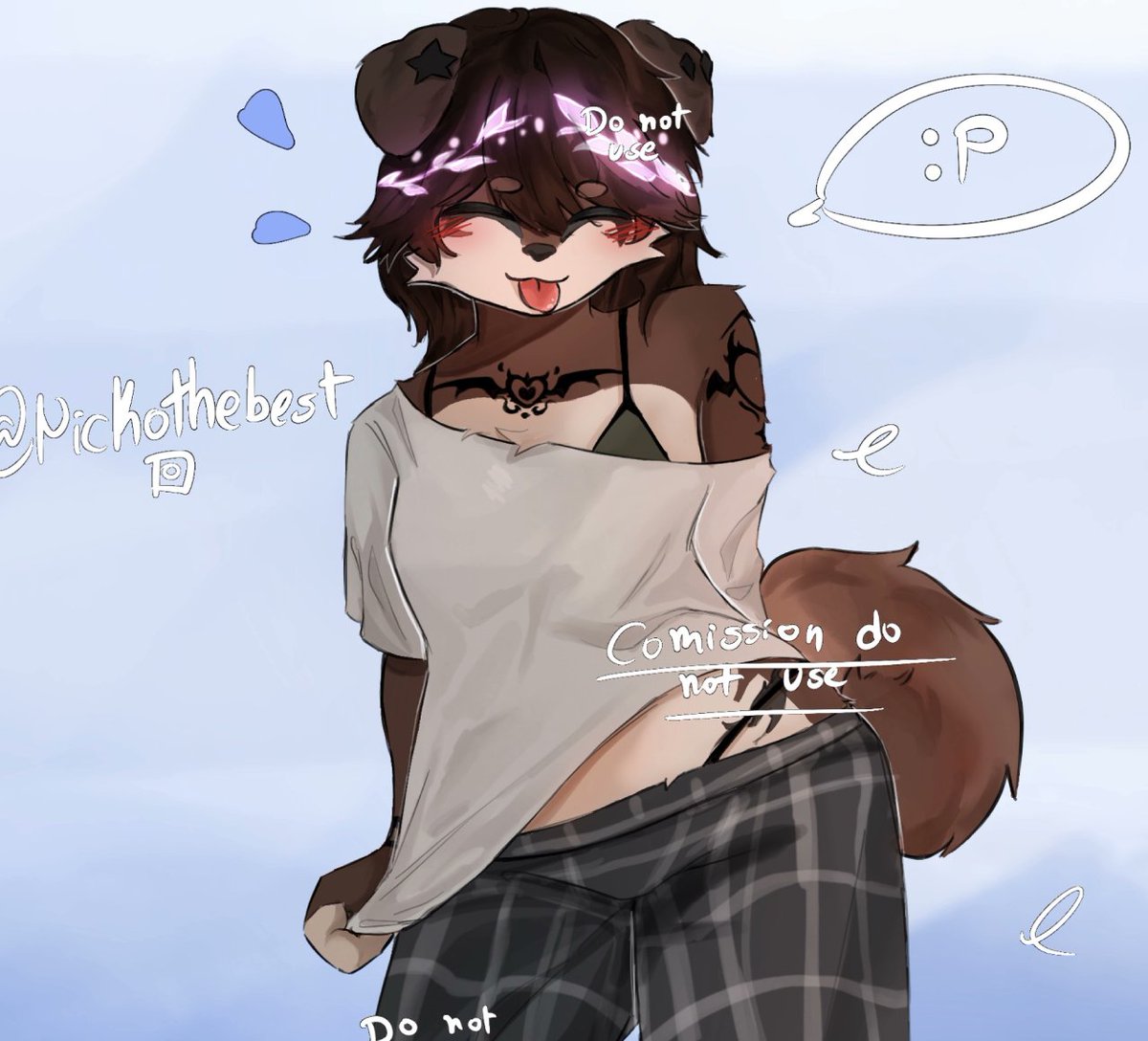 nicko_qk's tweet photo. Bleeh! :P for @WrenPupp  #furryartㅤㅤㅤ https://t.co/0OhpOBIGAX