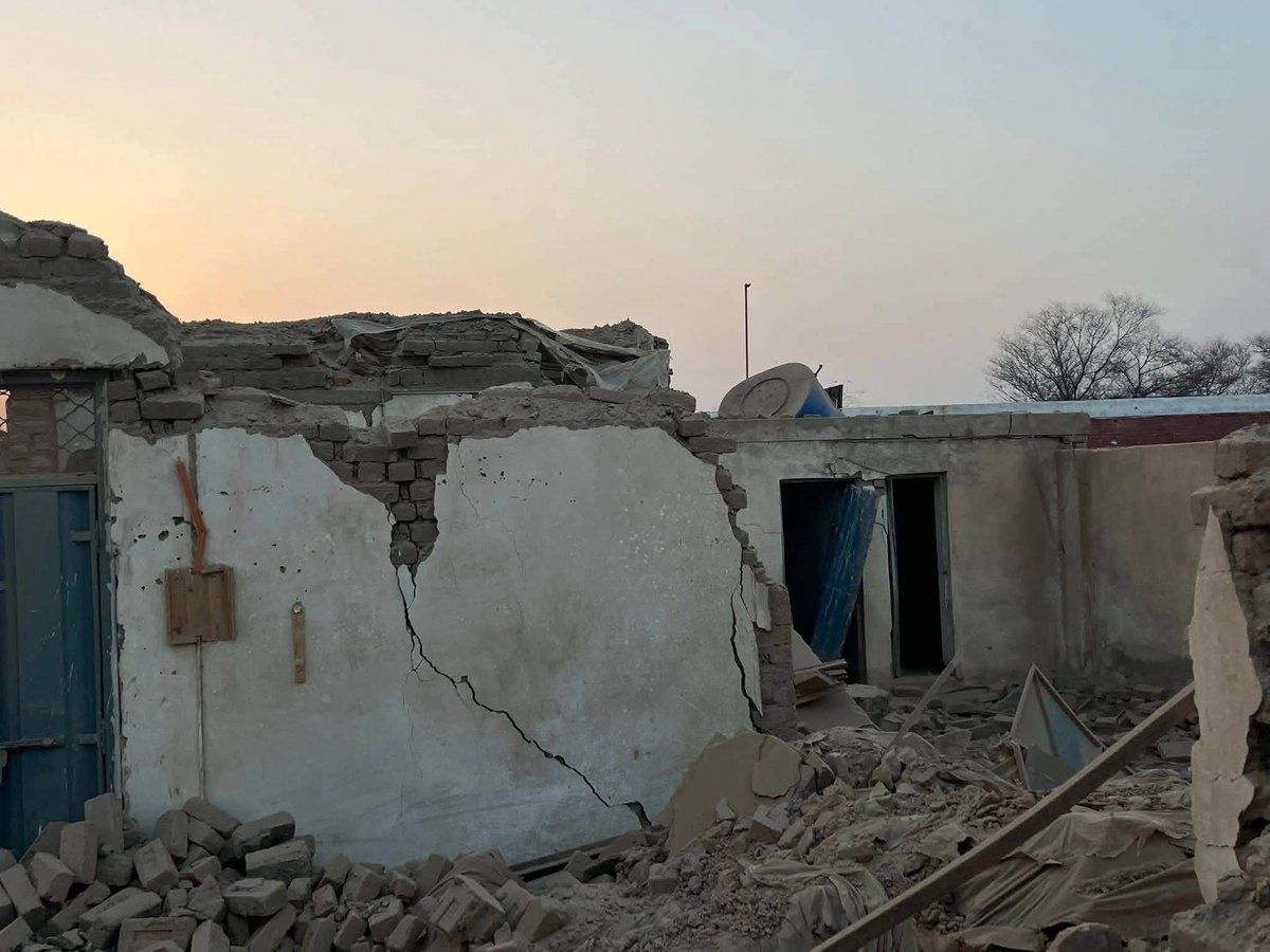 Falcon_24Off's tweet photo. This is the government Shamzan School in Shewa Tehsil, North Waziristan, which was reportedly destroyed with explosives by the Pakistani military during the recent operations.

The destruction of the school has disrupted the education of hundreds of underprivileged children in the area.