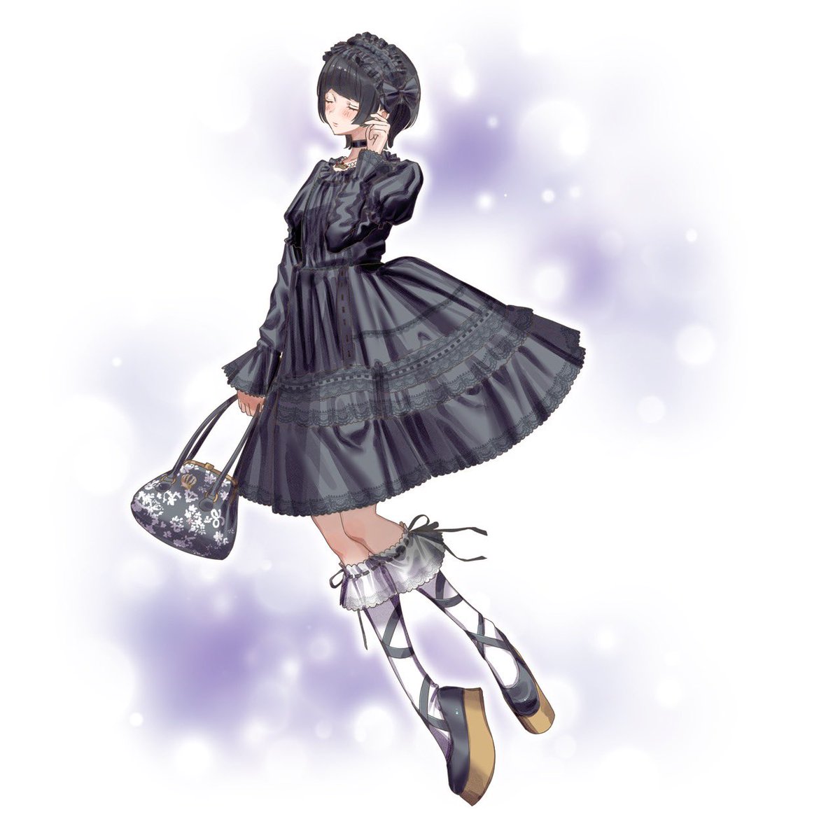 B2356_'s tweet photo. 大事なお友達に描いていただきました🍒🐾JSKの柄まで細かく描いてくれて嬉しい😿ありがとうございます🌸 https://t.co/MQTzynpgvZ