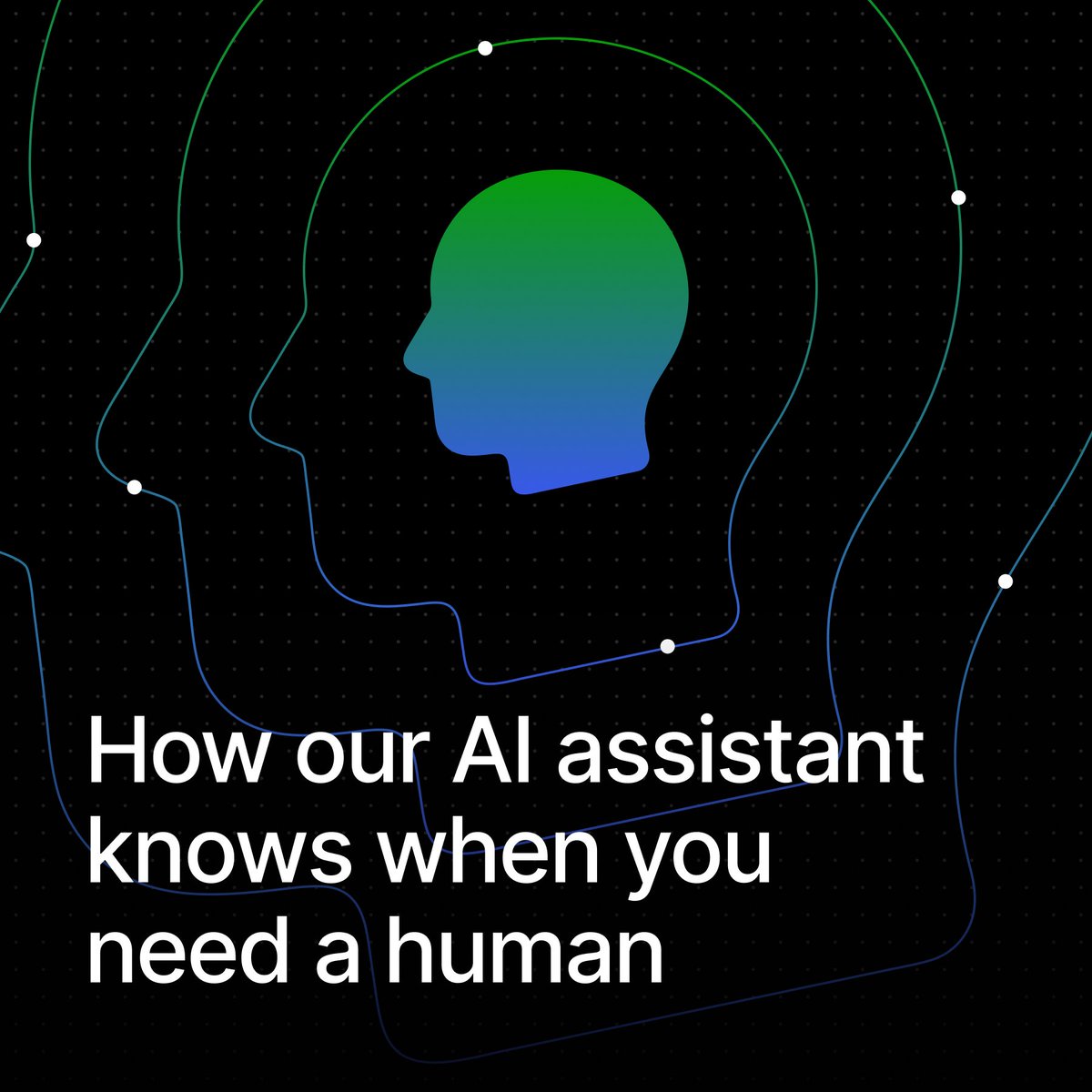 wordpressdotcom's tweet photo. Sometimes the right help is a real person.

About 1 in 4 support conversations end with a human helper, and roughly half the time, the https://t.co/SzOtj1tpyW Support Assistant suggests it. Here's how it decides. 🧵 https://t.co/mT1gU4ZG4P