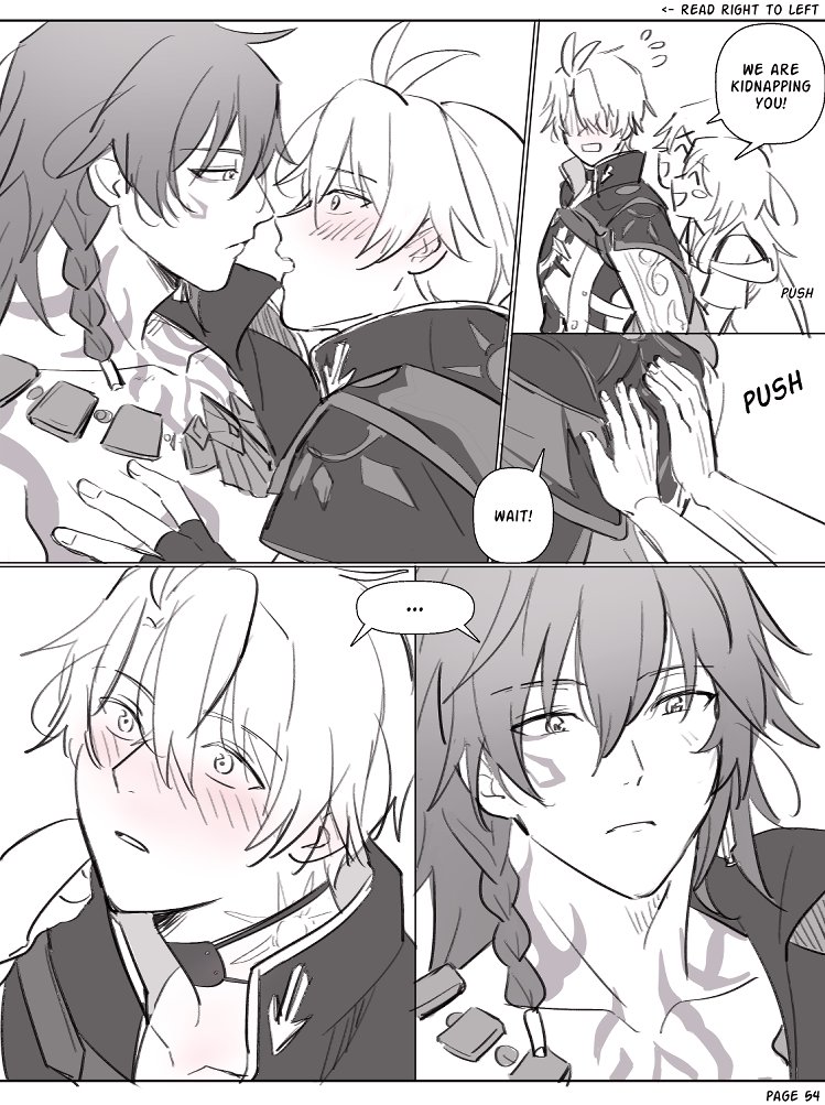 wwuphai's tweet photo. [I got hired by my 2D husband?!] myph        
-sorry for the wait, last part has 8pages total~!🙏
pages52~59 [END] https://t.co/rjQu3adLKG