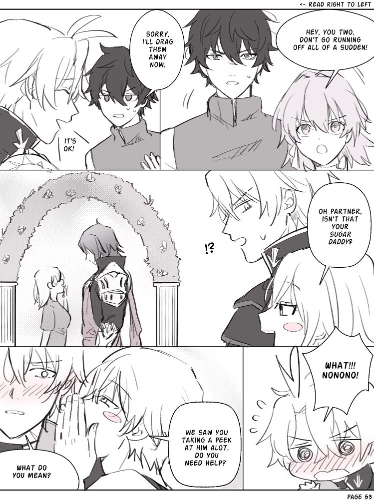 wwuphai's tweet photo. [I got hired by my 2D husband?!] myph        
-sorry for the wait, last part has 8pages total~!🙏
pages52~59 [END] https://t.co/rjQu3adLKG