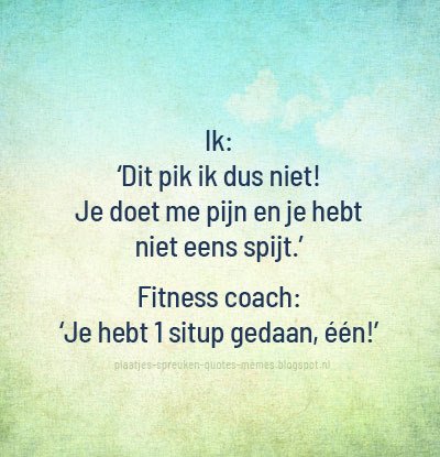 dbrplaatjes's tweet photo. 🤣 Meer leuke plaatjes vind je hier! --> https://t.co/aYLsznBa7D
#fitness #sport #sportschool #bootcamp #crossfit #fitnesshumor #sportschoolhumor #gymhumor #sporthumor #situps #fitnesscoach #workoutfun #herkenbaar #grappig #humor #motivatie #sporten https://t.co/Xy3QLtKBcU