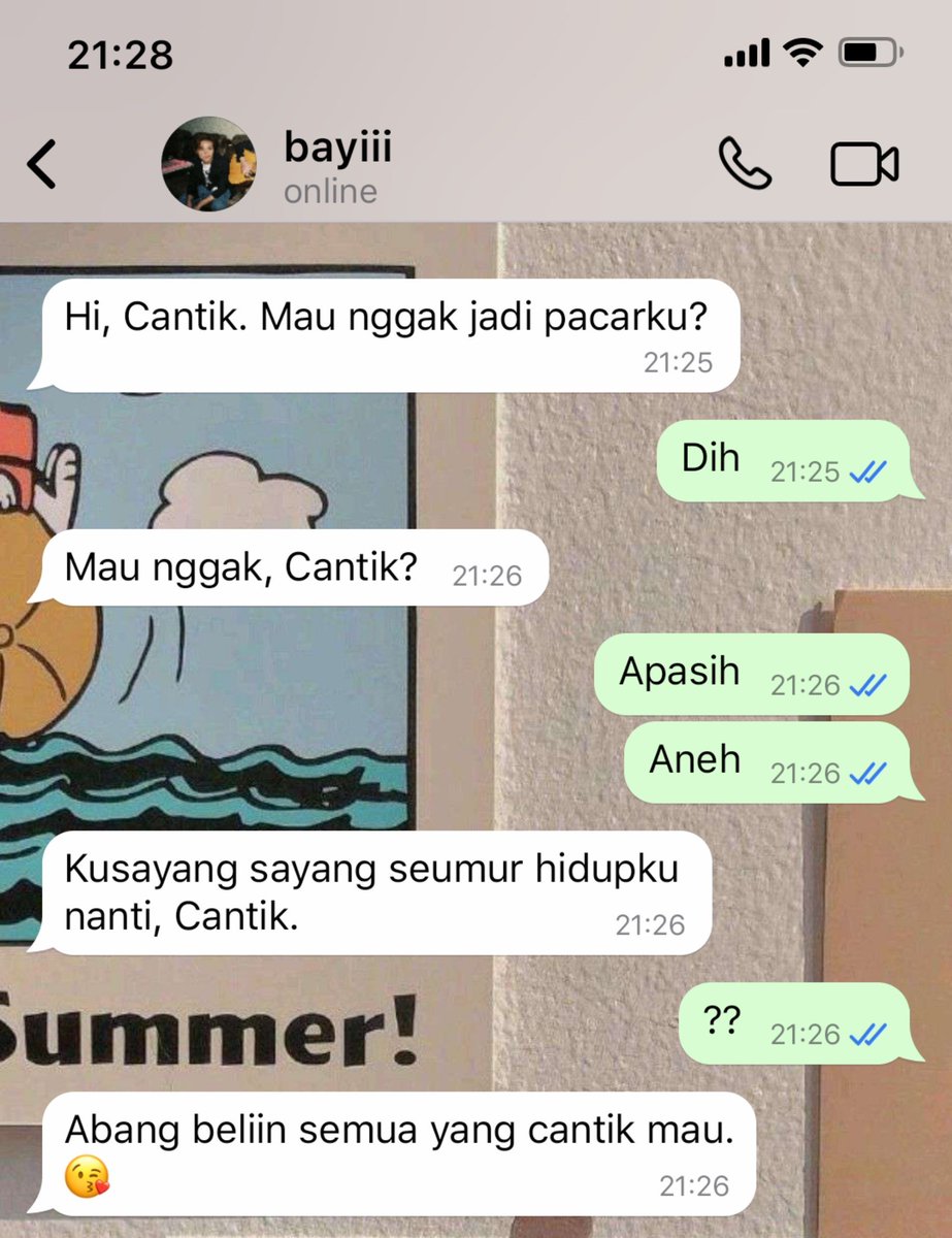 formyhyouck's tweet photo. chat orang pacaran 5 tahun 

dongren ; aden iyon https://t.co/BBzUgxNotK