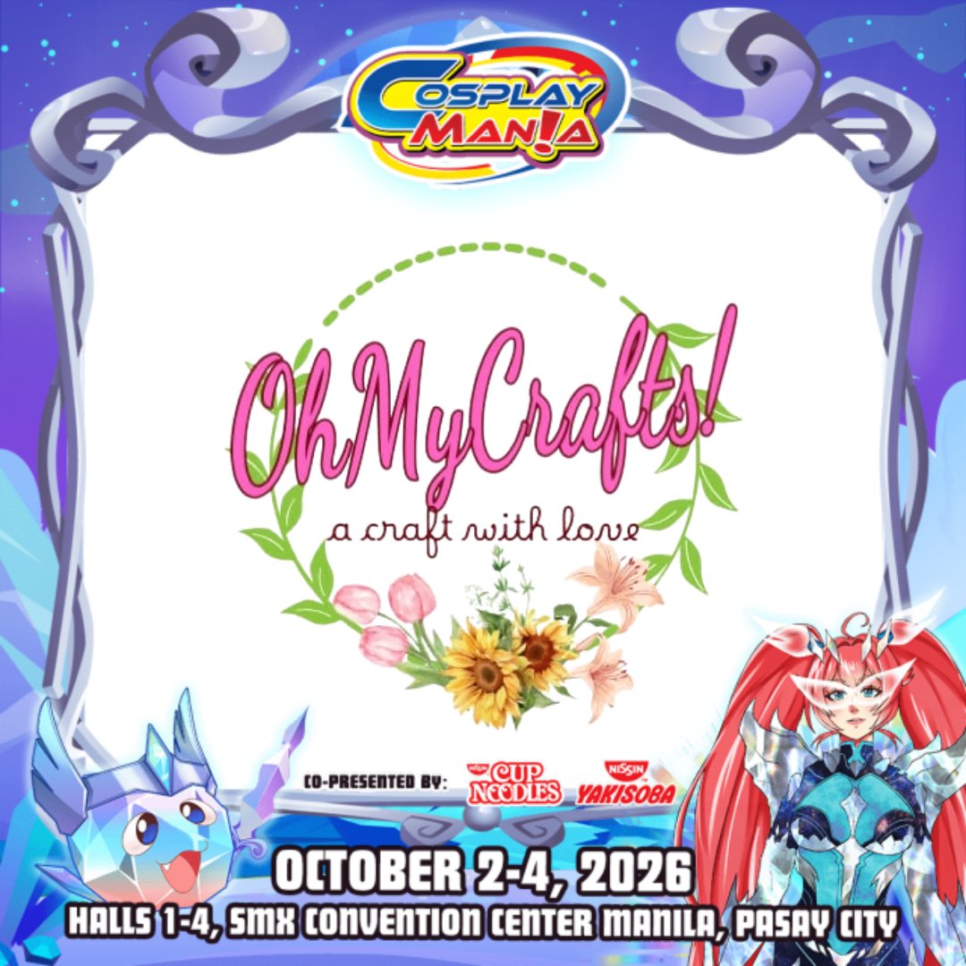 matchacatprints's tweet photo. 🧶🌸 CRAFTY FINDS AHEAD! 👀✨

Oh My Crafts!’ handmade creations will be available at the Matcha Cat Prints booth during COSMANIA: DAZZLING DIAMOND! 💎🐱

📅 Oct 2–4
🎪 FA03 | Halls 1–4
📍 SMX Convention Center, Pasay City

Make us a stop on your CosMania shopping list! 🐾✨ https://t.co/avuYpepd1X