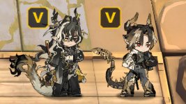 dx_edition7749's tweet photo. 明日方舟

Chongyue and Wang's tail difference is so funny like big bro is beefy but his tail is long and thin but wang is 30 kg while his tail alone is 170 kg look at that fat fuck of a food reserve tail https://t.co/VqbqVCA3UF