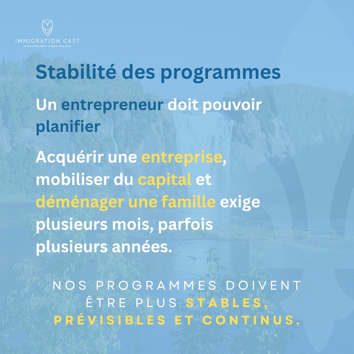 CastImmigration's tweet photo. 🗳️ Élections Québec 2026 ⚜️

Quelle place pour les entrepreneurs, investisseurs et repreneurs immigrants?

Relève de nos PME. Capital. Emplois. Régions.

Nous posons 5 questions aux partis.

L’immigration d’affaires, c’est aussi une politique économique.

#polqc #AssNat https://t.co/qg534gePKV