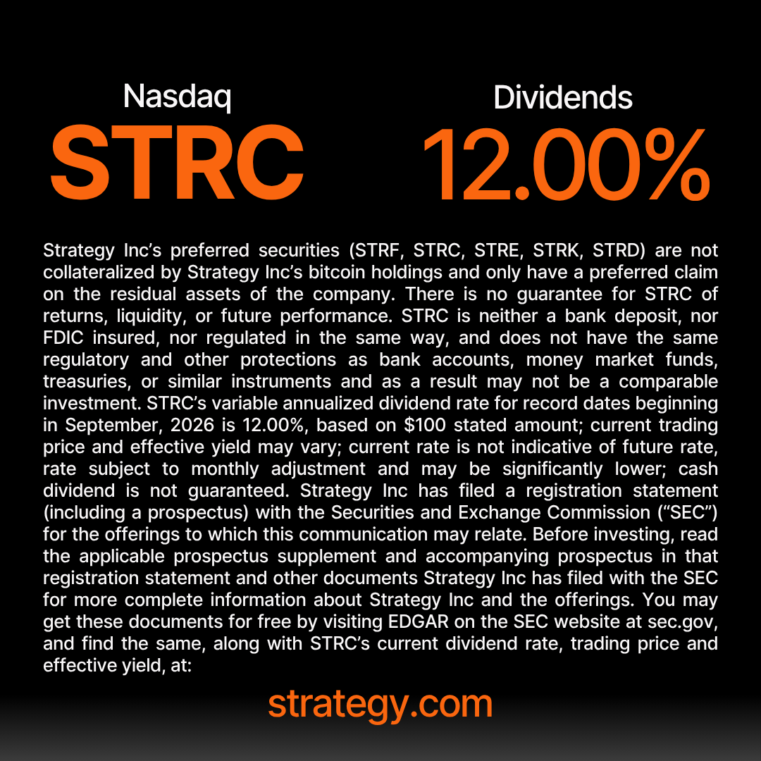 Strategy's tweet photo. https://t.co/JbbsepdCNd