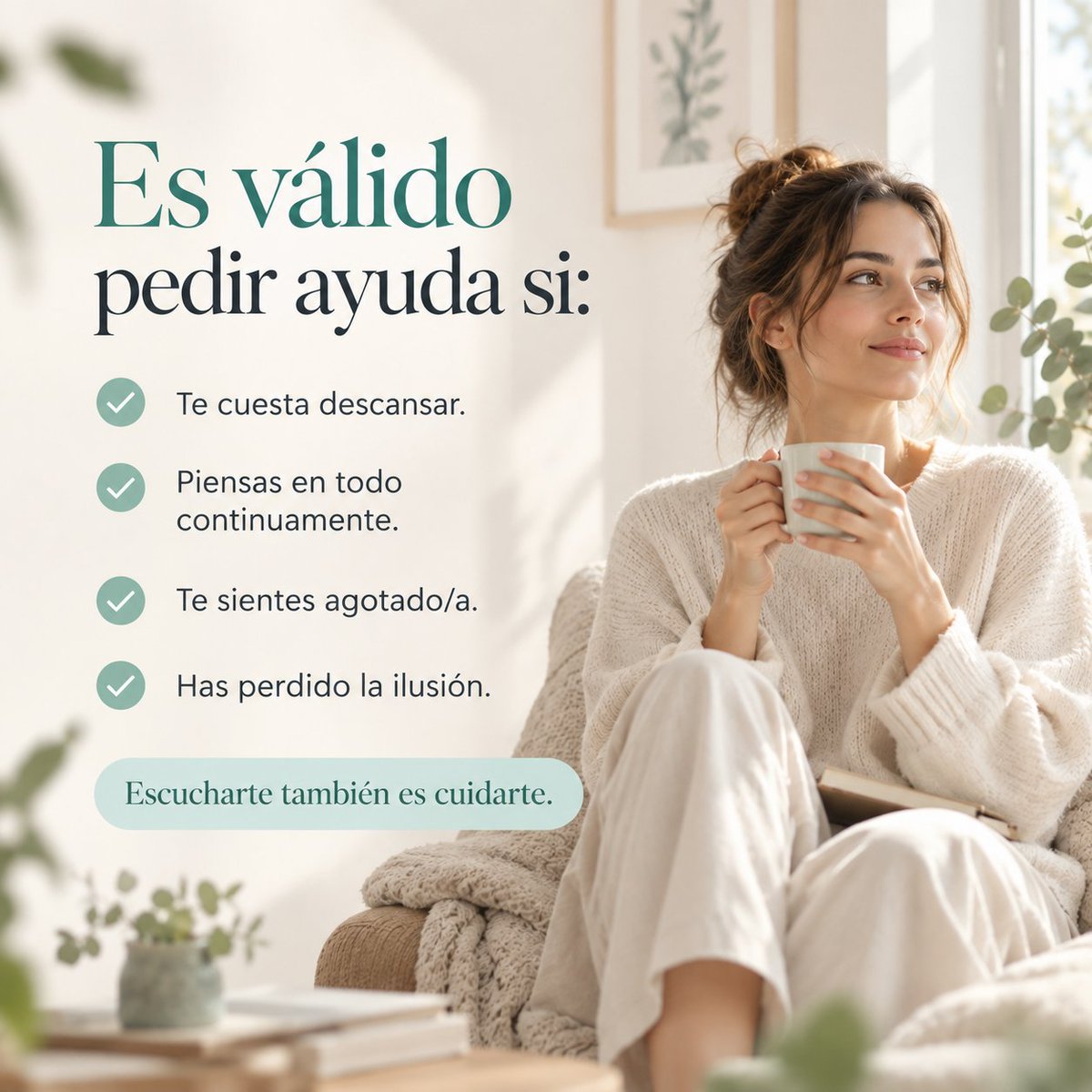 MiriamMagallon's tweet photo. Saber pedir ayuda es un recurso de autogestión emocional y autocuidado muy valioso https://t.co/yiiWYOWwfo