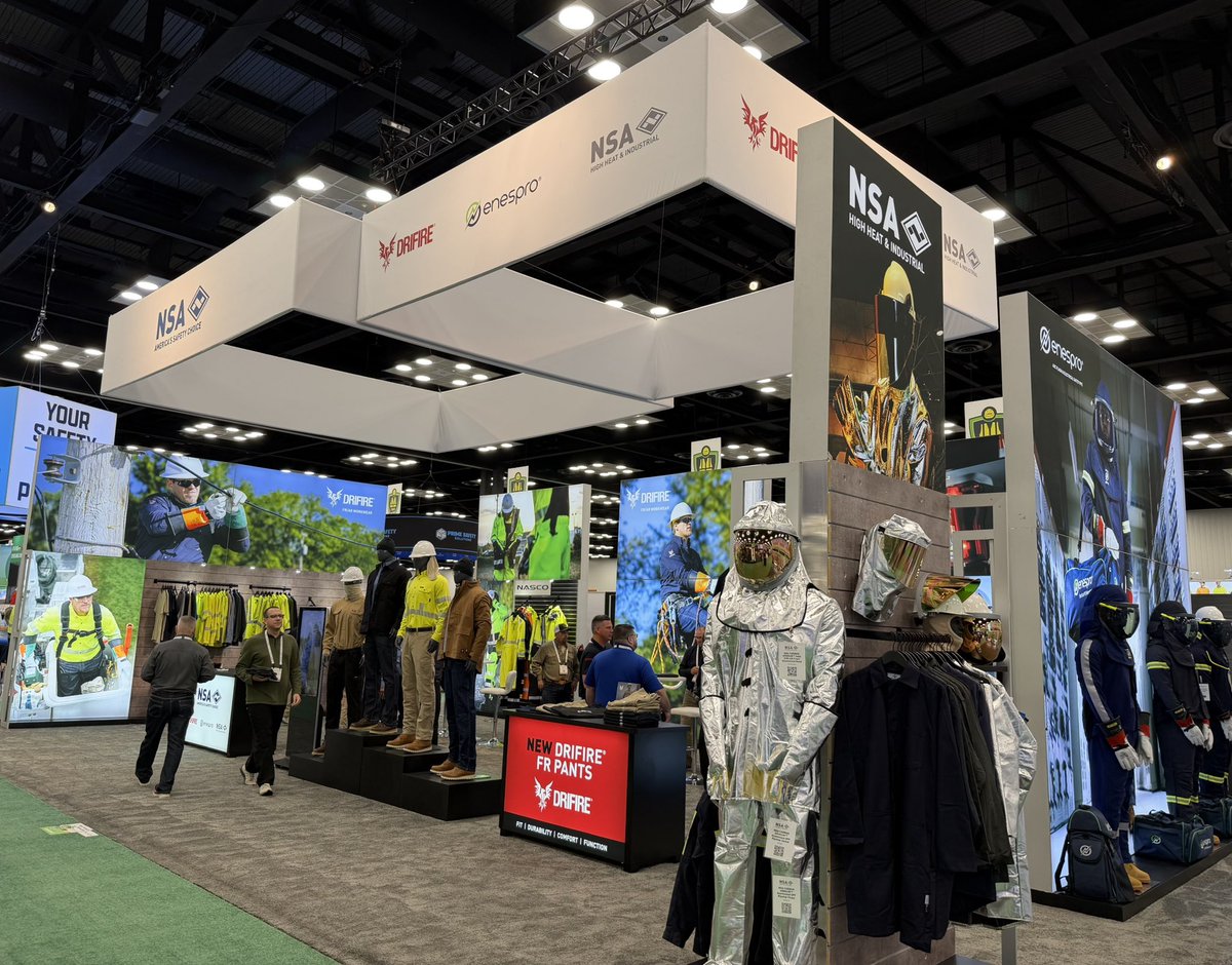 thinkNSA's tweet photo. The NSA team is ready for you at Booth 4218.
 
New products are on the show floor, safety solutions are waiting to be explored, and our team is here to talk through performance-ready FR gear that can help support your crew.
 
We’ll be here all week. Come see us at #NSCExpo 2026! https://t.co/r5JyzPzpdH