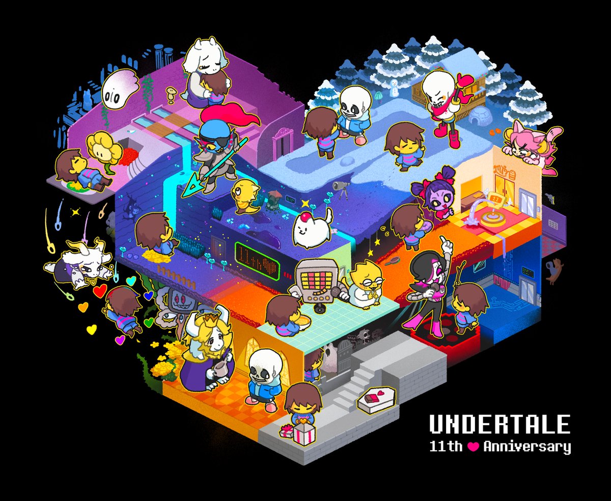 haihiirutteiina's tweet photo. ＊ 11周年おめでとうございます！
#undertale11thAnniversary
#happybirthdayundertale https://t.co/qFQEv3fTiP