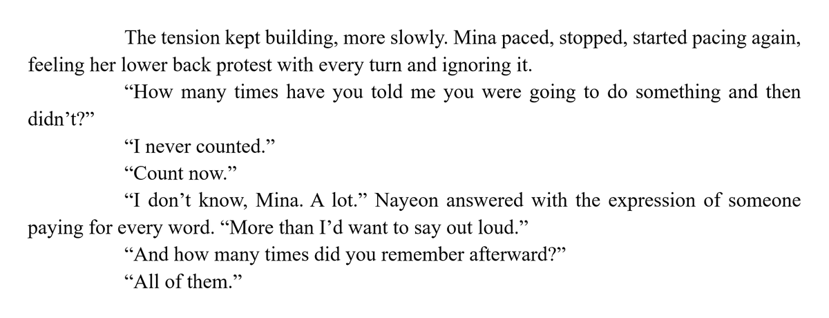 TRAVISTWIN's tweet photo. Sorry to anyone who gets genuinely stressed reading HTIMYLM but i literally just sit here laughing while i write it, especially at that “Count now.”

Mina is terrifying, i would’ve jumped out the window by now https://t.co/GHgRvFWyL1