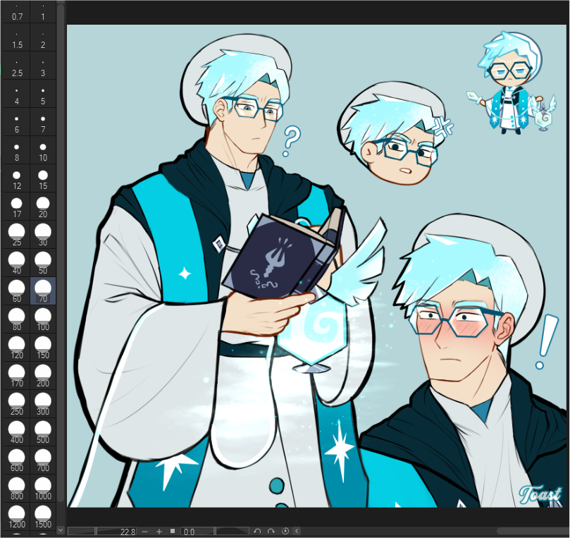 ToastDrawStuffs's tweet photo. #MentholCookie Sketch 🧊✏️

"Totally" not from last year that I decided to finish now lmaoo. And Ik his hat doesnt make sense but whatevs xD

#Crk #Cookierunkingdom #crkfanart https://t.co/ws35HWaXyu