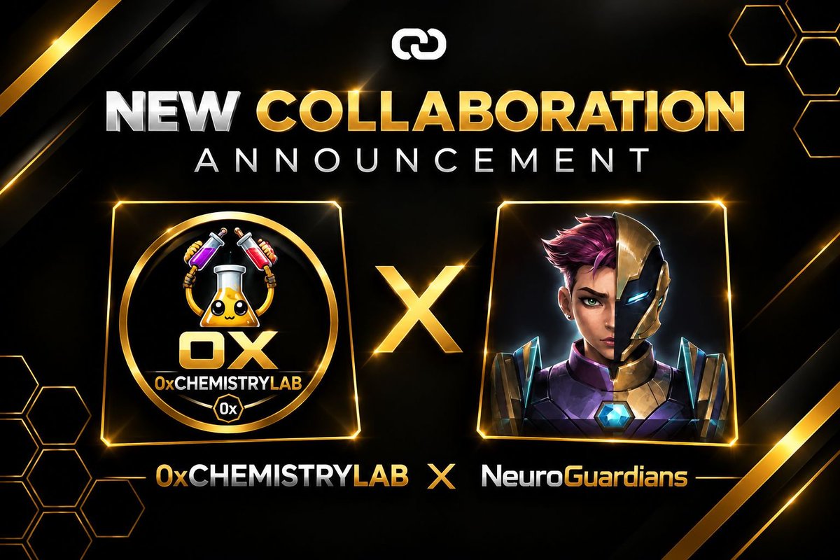 0xChemistryLab's tweet photo. Glad to announce our collaboration with @NeuroGuardians 🔥 

0xchemistryLab × NEUROGAURDIANS

A good Gaming project on Robinhood chain 🟢🎮 
3,333 supply ...

Raffle will be LIVE on our Discord soon..

Don’t miss out!! https://t.co/lKkYkrETY0