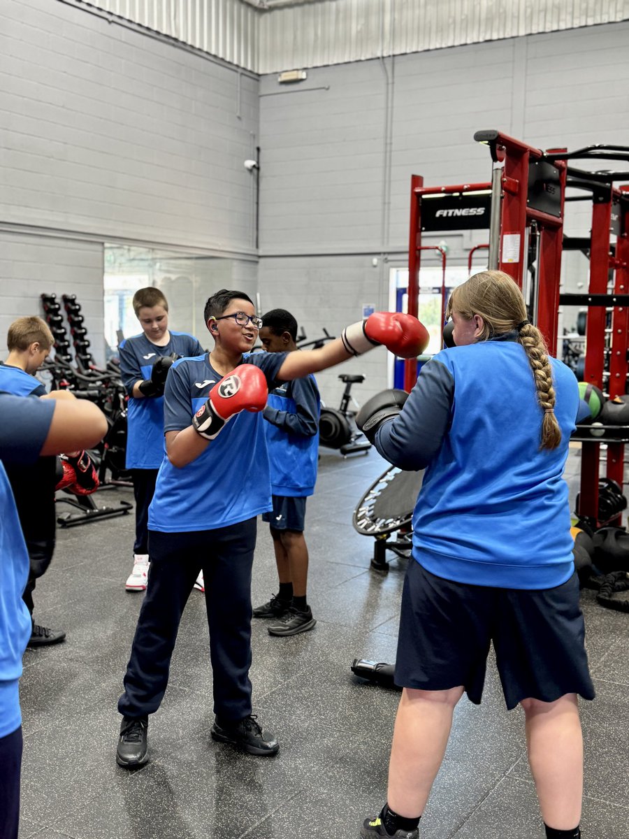 SCA_Community's tweet photo. Step into the ring with our Monday Boxing Club! 🥊
 
Running from 3pm to 4pm each week, sessions are delivered by an external trainer who works with students to develop technique, fitness and discipline. If you'd like to get involved, speak to Ms Hickey.
 
#WeAreSCA https://t.co/IIiad96M6Y