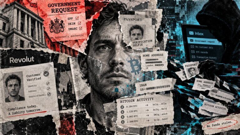 Imkashif07's tweet photo. Revolut tricked into handing hackers the passports and Bitcoin histories of wealthy customers The attacker used an unauthorized mailbox inside a genuine government domain, allowing the request to clear Revolut’s authentication controls. https://t.co/Ygh704Rz19