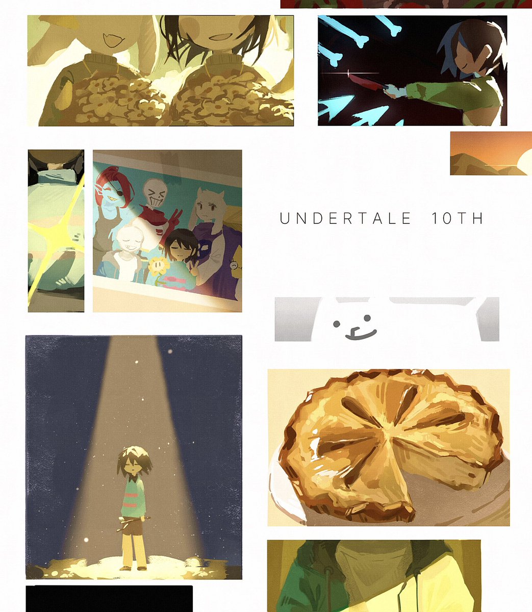 nzupon_'s tweet photo. 旅の記憶
#undertale11周年
 #undertale11thAnniversary
 #Undertale十一周年記念イラスト https://t.co/9x2kRJYOUc