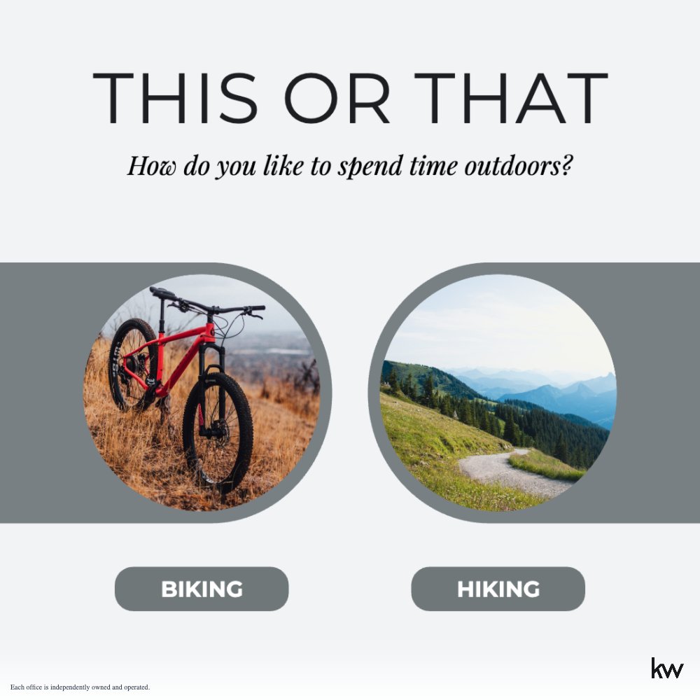 KattyZhangKW's tweet photo. It is the perfect time to go outside
🥾 Hiking person — slowing down, taking in the views, and enjoying the peaceful side of nature
🚴 Biking person — picking up the pace, covering more ground, and chasing the thrill of the ride
#biking #hiking #outdooradventures #activelifestyle https://t.co/CCBBvUSif7
