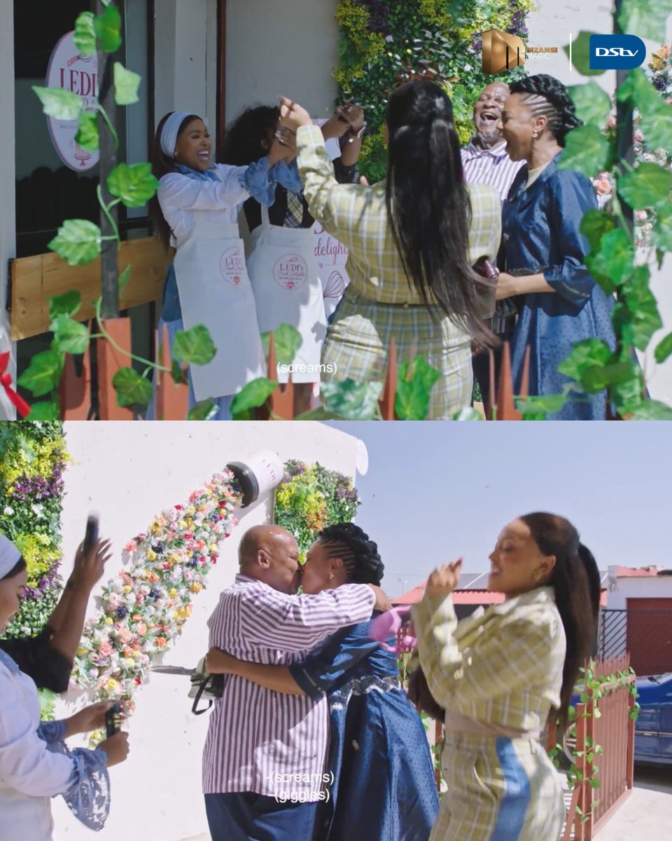 Mzansimagic's tweet photo. Making his wife happy was the number one thing on Ntate Motaung's wishlist. We love to see a spoiled queen. 🥰

#KwaBabaMzansi https://t.co/Q0PG1FpMkC