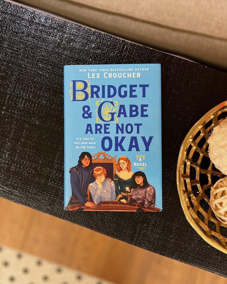 WednesdayBooks's tweet photo. "Camelot’s most delightful chaos agents are back for more high jinks, yearning and growing pains." (The New York Times)

BRIDGET &amp; GABE ARE NOT OKAY, the sequel to the unforgettable New York Times bestseller GWEN &amp; ART ARE NOT IN LOVE, is out now! Have you read it yet? 👑 https://t.co/i4LZG8L07W