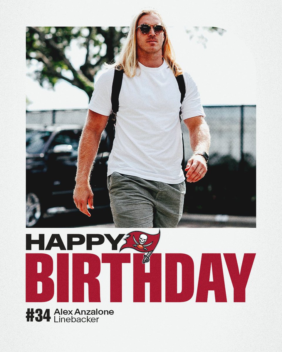 Buccaneers's tweet photo. Happy birthday, Alex! 🥳 https://t.co/wiIAY2ZaVw