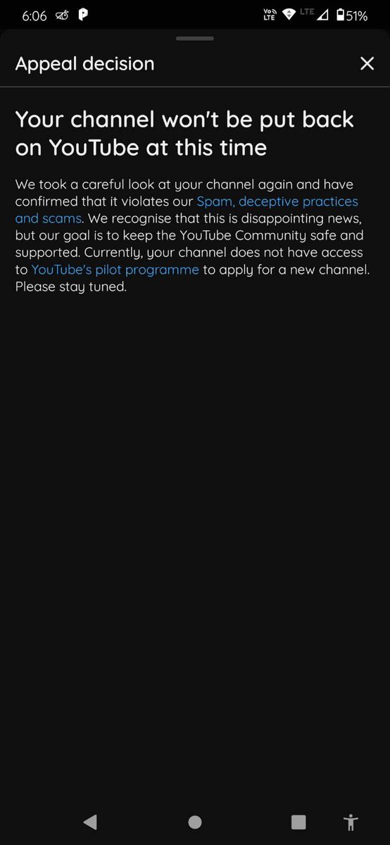 Pravesh070507's tweet photo. @TeamYouTube Please manually review my channel CrumbMemes (88k subs). It was wrongly terminated for 'spam' due to an automated false positive. I upload only 1-2 creative interactive meme videos daily with 100% organic engagement and zero policy violations. Please restore my Acc. https://t.co/g3s6cnIo5p