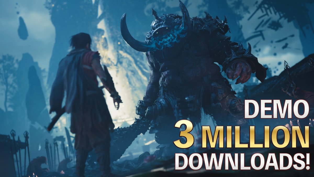 OnimushaGame's tweet photo. 🎉Onimusha: Way of the Sword DEMO exceeds 3 Million downloads! 🎉

Thank you all for playing the demo! The full game offers even more action-packed gameplay, including battles against formidable foes that aren't featured in the demo. We hope you'll give the full game a try and don't forget to spread the word to any friends who haven't experienced #Onimusha yet!