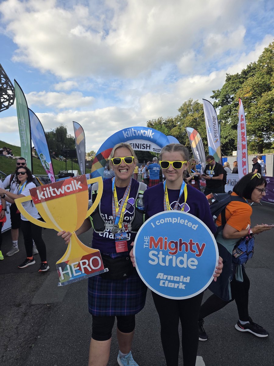 AlloaAcademy's tweet photo. Well done to Rosie Hodge who accomplished an incredible achievement yesterday.  
Rosie completed the 21 mile Edinburgh Kiltwalk &amp; raised £856 for charity in the process. 👏🏼💙 https://t.co/WX8f4CwLkP