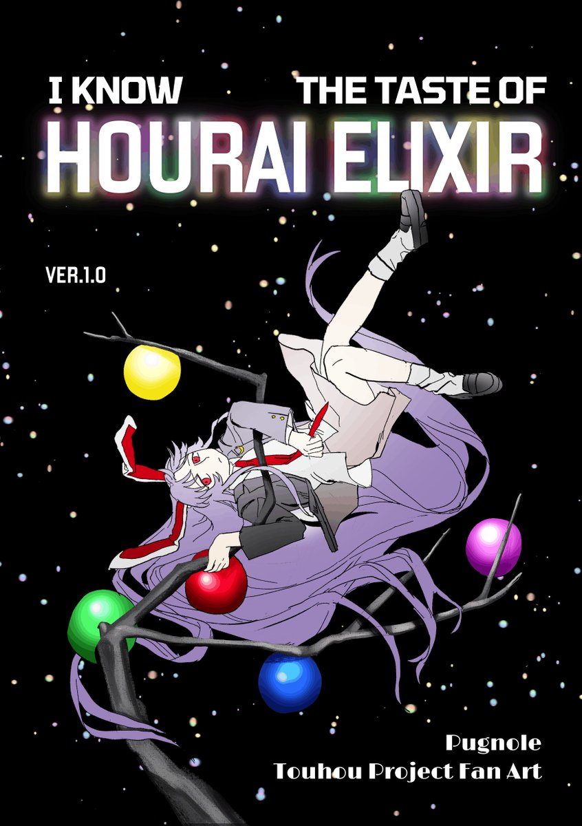 666pugnole's tweet photo. I know the taste of Hourai Elixir (54p) EN
#touhou #reisen
 https://t.co/OJOTrzm80z https://t.co/6eXdNdG5PU