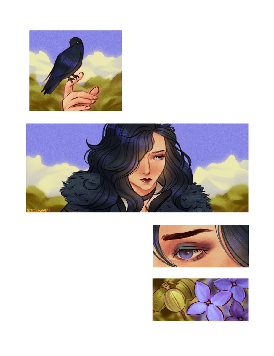 joolmawen's tweet photo. Of raven locks and stormy eyes #tw3 #witcher https://t.co/1bn6AgT1Gw