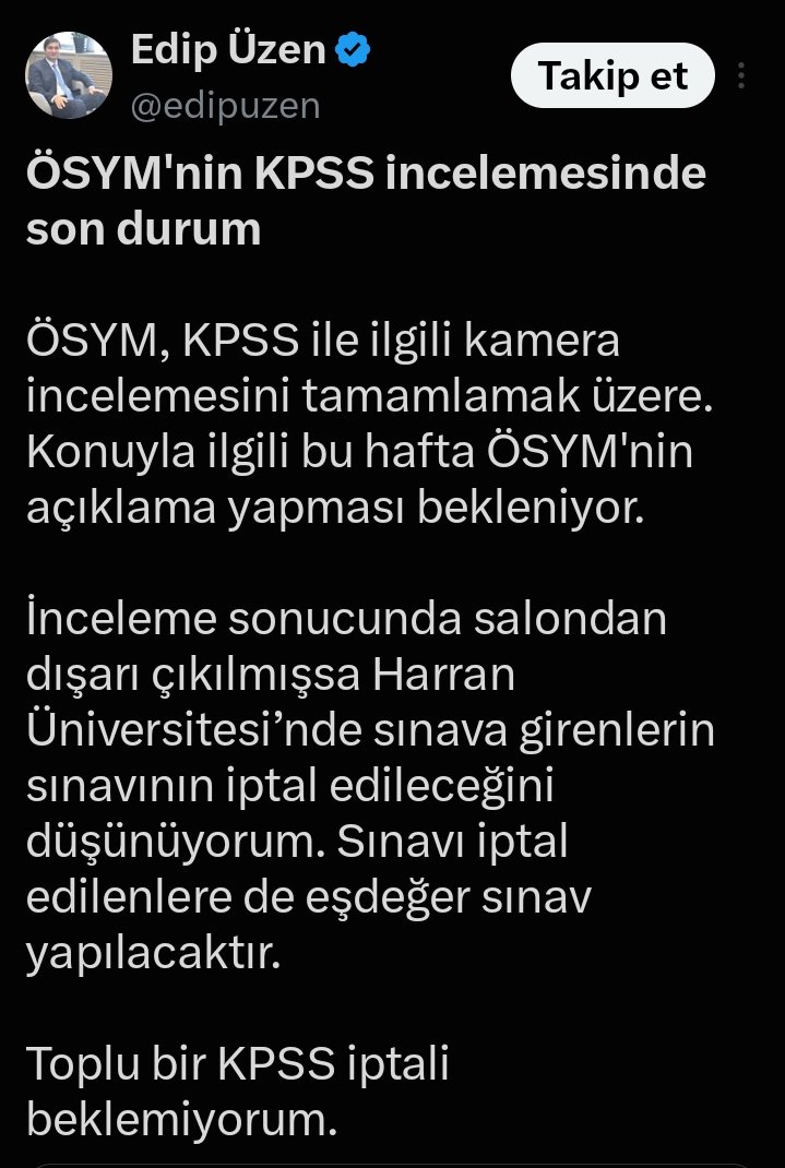 sfr_tkr's tweet photo. Edip Bey önce mağduriyet yaşandığını ve kimsenin mağdur olmadığını söylemişti, şimdi de bölgesel iptal olabileceğini ve bölgede sınavın tekrarını ifade etmiş.

Edip Bey, hangi demece güvenmemiz daha doğru olacak? Yoksa size gelen bilgiler her an değişebiliyor mu?
#kpsshaksızlığı https://t.co/mlpb1YhUdS