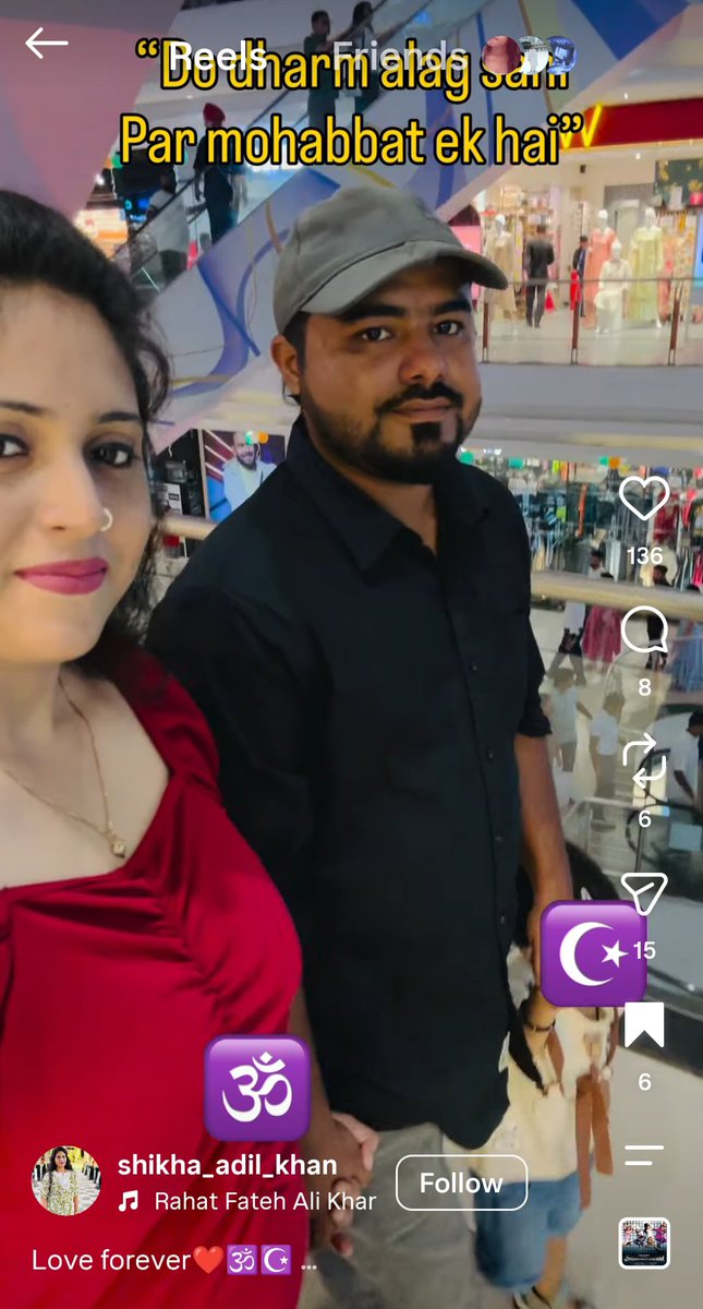 MullaxLJ's tweet photo. #165 H!ndu woman Shikha and her muslim husband Adil Khan , they also have a child together #interfaith https://t.co/TMkrS4C13K