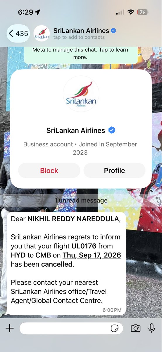NNR9911's tweet photo. 🚨 @makemytrip @makemytripcare @Rajesh_Magow @DeepKalraMMT — 3 DAYS BEFORE MY FLIGHT & STILL NO SOLUTION

I booked my SriLankan Airlines HYD–CMB round trip on 2 September 2026, scheduled for 17–27 September. My UL176 Hyderabad–Colombo flight on 17 September was cancelled.

Today is 14 September — only 3 days before departure, and I STILL have no confirmed solution.

Since the cancellation, I have repeatedly called MakeMyTrip. I spoke with Vaibhav Rawat yesterday and again today. He is the only person who actually called me back, yet even after speaking with him, there is still NO solution. I am simply being asked to wait.

My call history shows multiple calls to MakeMyTrip on 4, 5, 6 September, Saturday, yesterday and today, including calls with Vaibhav Rawat. I am attaching screenshots as proof.

I have also sent multiple emails to MakeMyTrip’s CEO and senior management, including Rajesh Magow, Deep Kalra and others, but have received no meaningful response or resolution.

Booking ID: NN7ANAT919654431159
PNR: B5TCRG

Because of this delay, I cannot finalize my hotels, transport and activities and may face significantly higher last-minute costs.

@makemytrip — STOP ASKING ME TO WAIT. Either provide a confirmed alternative immediately or give me a FULL REFUND + compensation for the additional costs caused by your negligence.

Multiple calls. Multiple emails. ZERO resolution.

#MakeMyTrip #FlightCancellation #ConsumerRights #SriLankanAirlines #TravelIndia
