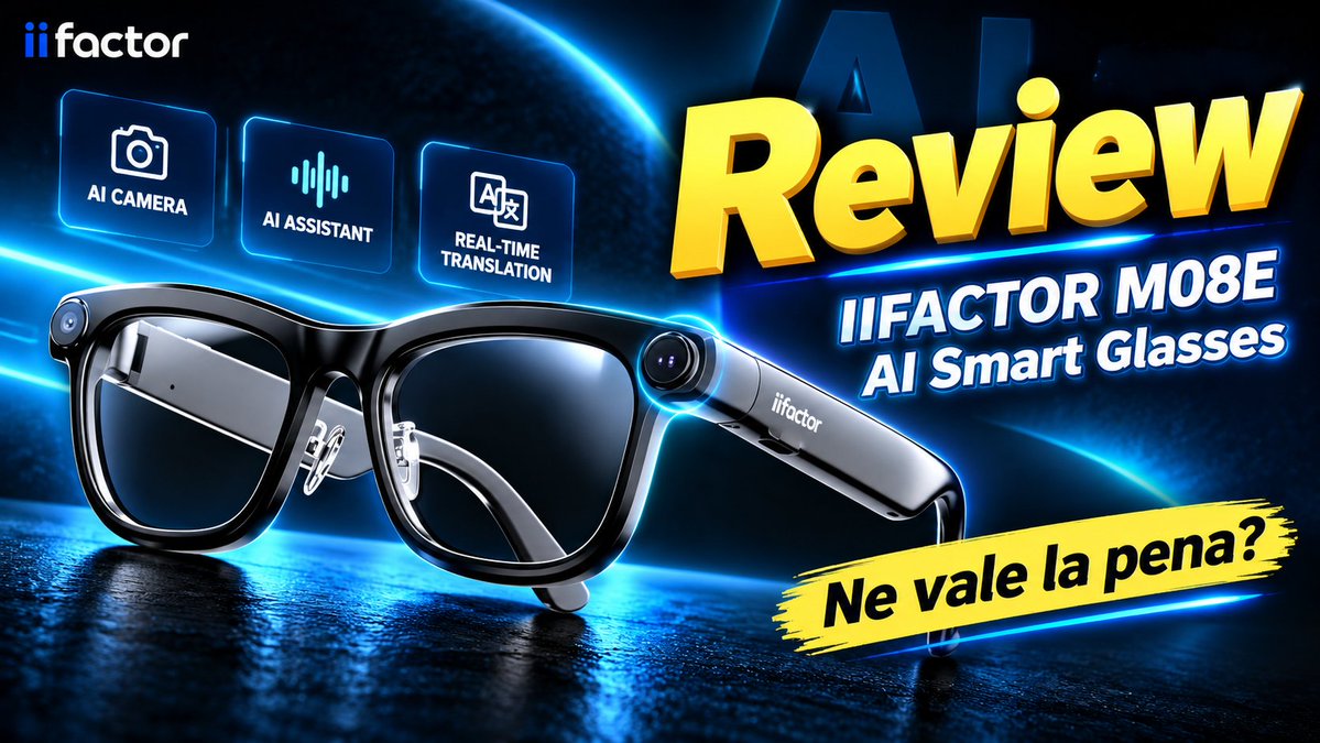 Zazoomtek's tweet photo. IIFACTOR M08E AI Smart Glasses Recensione
π
VIDEORECENSIONE: https://t.co/a9gNoQuUB1
Subscribe
β€οΈ Patreon: ZazoomTek
π΅ TikTok: @zazoomtek
π¬ WhatsApp: ZazoomTek
#IIFACTOR #IIFACTORM08E #SmartGlasses #AIGlasses #IntelligenzaArtificiale #WearableTech #SmartGlassesAI #Review https://t.co/A9OrvuSXpS