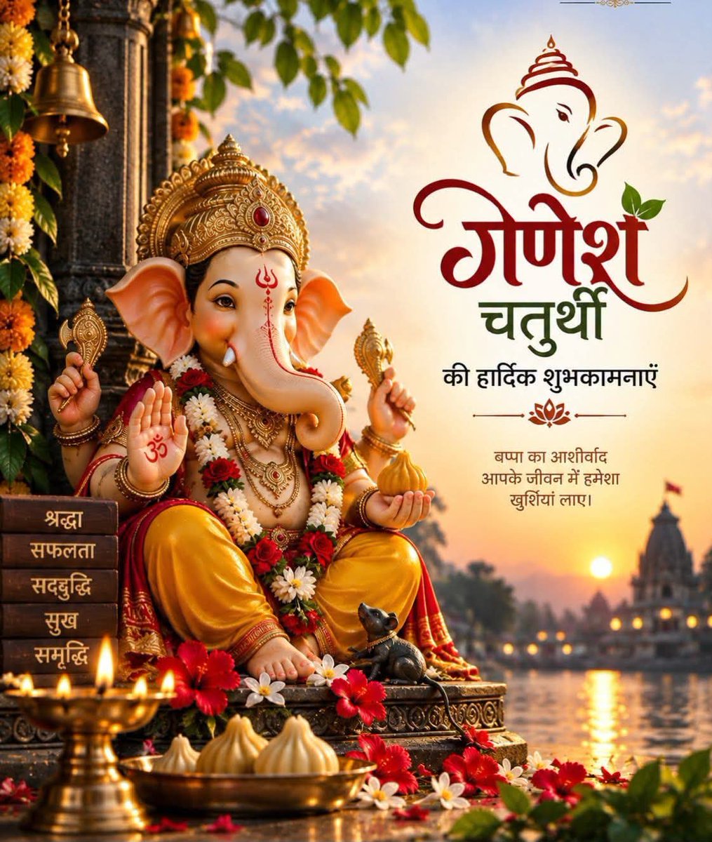 SMISHRS07's tweet photo. #ganeshchaturthicelebration #ganpatibappamour2026 #allfriends https://t.co/V3vK8ZjiI7