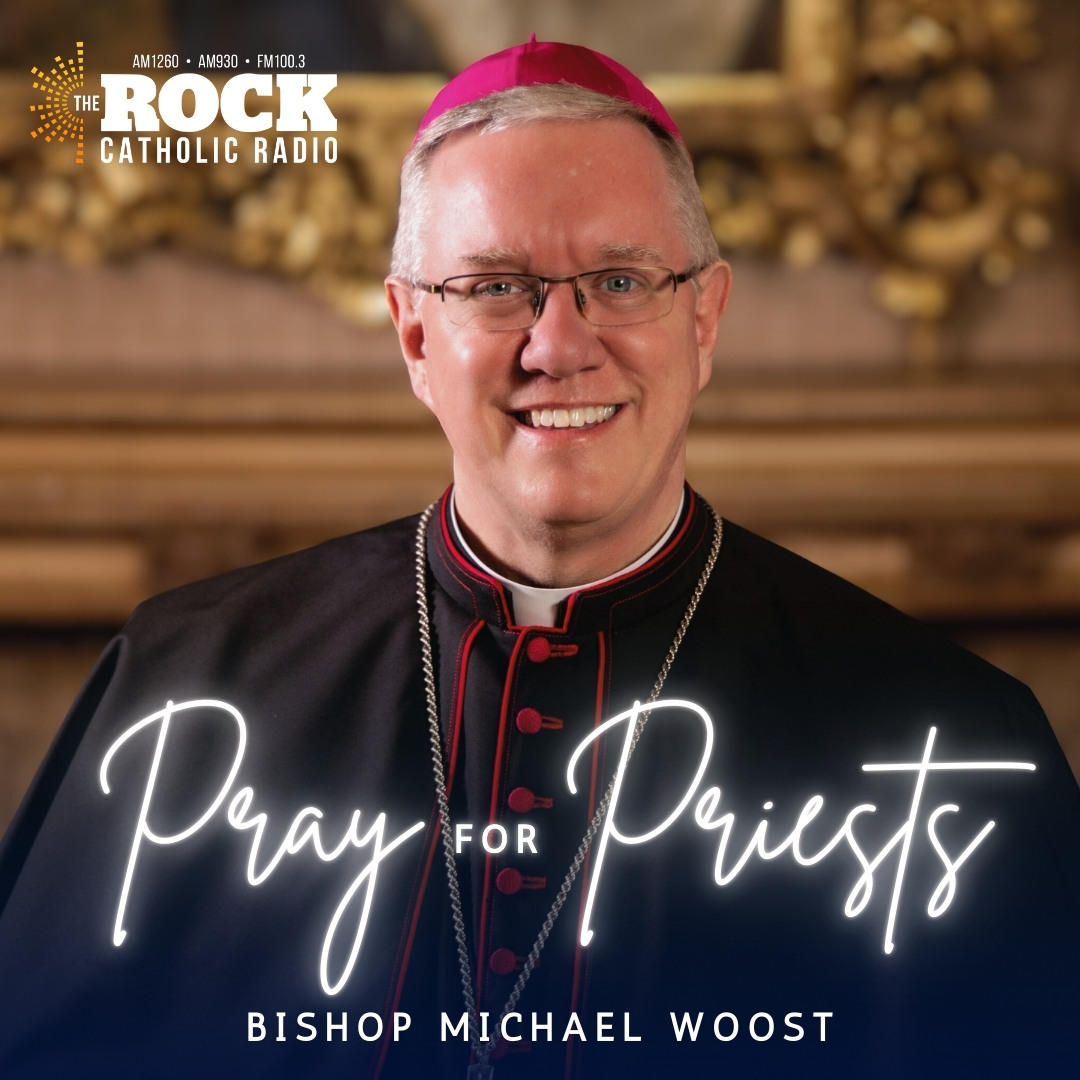 am1260therock's tweet photo. Every day The Rock invites listeners to pray for a priest in Northeast Ohio. Today, let us pray for Auxiliary Bishop Michael Woost. Join us in fulfilling our call to pray fervently for our spiritual fathers. #Catholic #Cleveland #prayforpriests #AM1260 #AM930 #FM1003 https://t.co/S8yfScuZGi