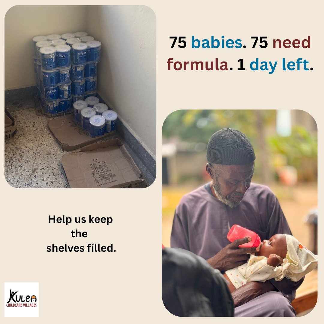 KuleaVillages's tweet photo. Right now, 8 are severely malnourished.
The need has grown quickly, and our formula supply must keep up. 
Every gift helps us put formula into the hands of caregivers who need it most. 
Help us Fill the Shelves, Feed the Babies.❤️
Give: https://t.co/0XLxOF4YSl
#KuleaVillages https://t.co/Kc1fugqLuB