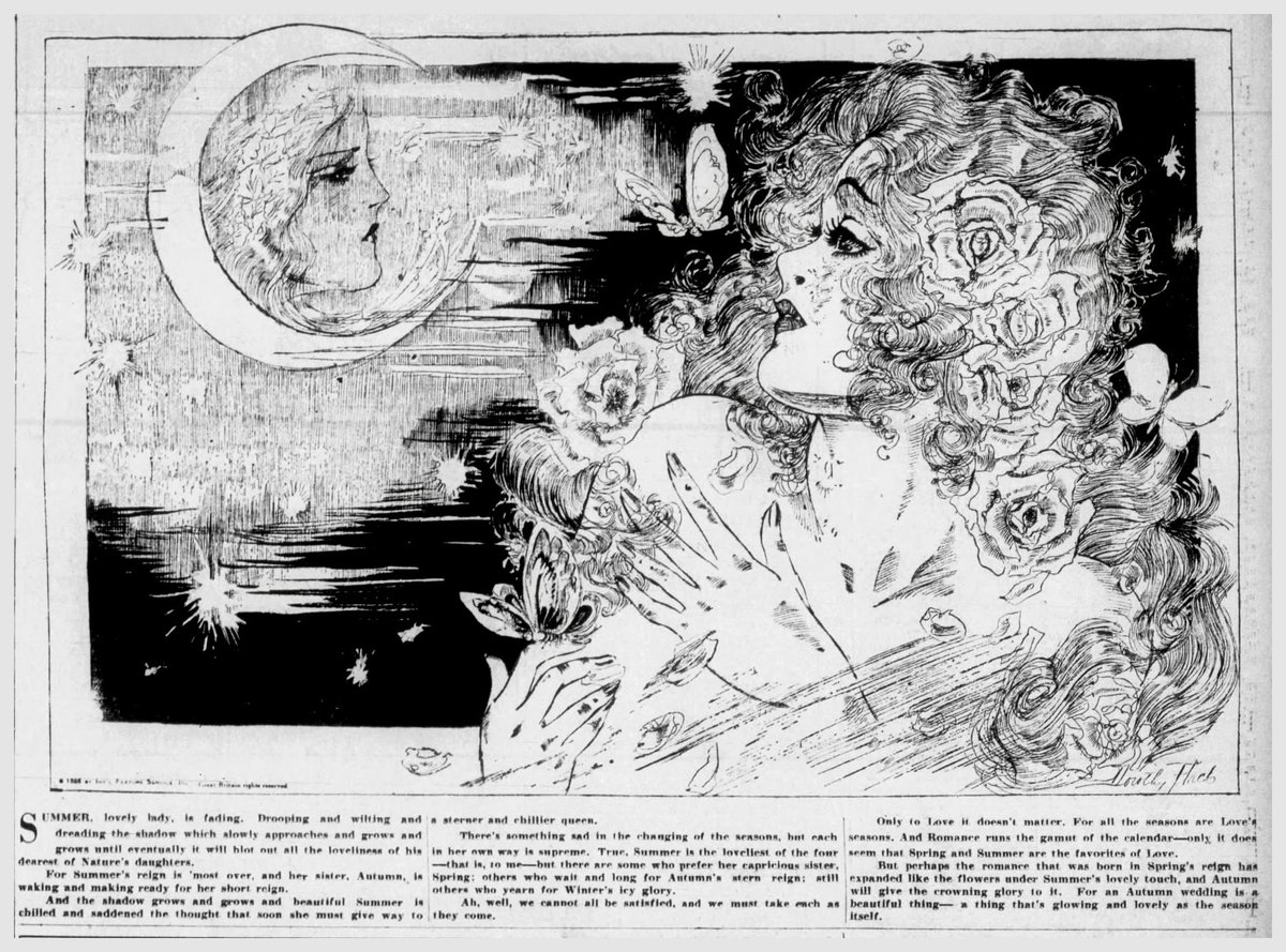 winifredrambova's tweet photo. Prophecies of Autumn by Dorothy Flack, 1928 https://t.co/artAobzAQ0