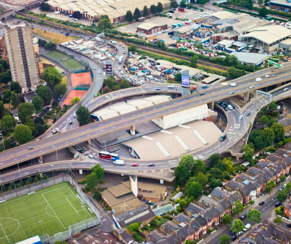 A40 Aerial View
