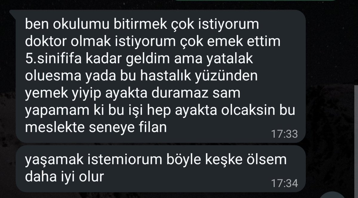 kizikmelih's tweet photo. Bir doktor arıyoruz. Bir tedavi arıyoruz.
20'li yaşlarında, tıp fakültesi 5. sınıf öğrencisi genç bir kız için yardım istiyoruz.
Kendisi mide felci (gastroparezi) ve SMA sendromu ile mücadele ediyor.
Ancak durum giderek ağırlaşıyor.
Gittiğimiz hastanelerde ve görüştüğümüz doktorlarda şu ana kadar ihtiyacımız olan olumlu sonucu alamadık. Tedavi seçenekleri konusunda hâlâ bir çıkış yolu arıyoruz.
İşin en acı tarafı ise şu:
Tıp okuyan bir genç, kendi hastalığı için çözüm arıyor.
Yürümekte zorlanıyor. Yeterli beslenemiyor. Günlük yaşamı giderek daha fazla kısıtlanıyor.
Biz sosyal medyada sadece bir hikâye paylaşmıyoruz.
Türkiye'de bu hastalıklarla ilgilenen, özellikle ileri gastroparezi/mide motilite bozuklukları ve SMA sendromu konusunda deneyimli bir doktor veya merkez arıyoruz.
Bu konuda deneyimli bir hekim tanıyorsanız, bu hastalıklarla ilgilenen bir merkez biliyorsanız veya ulaşabileceğimiz bir tedavi seçeneği varsa;
Lütfen bu paylaşımı görmezden gelmeyin. Paylaşın. Belki bir paylaşım, doğru doktora ulaşmamızı sağlar.