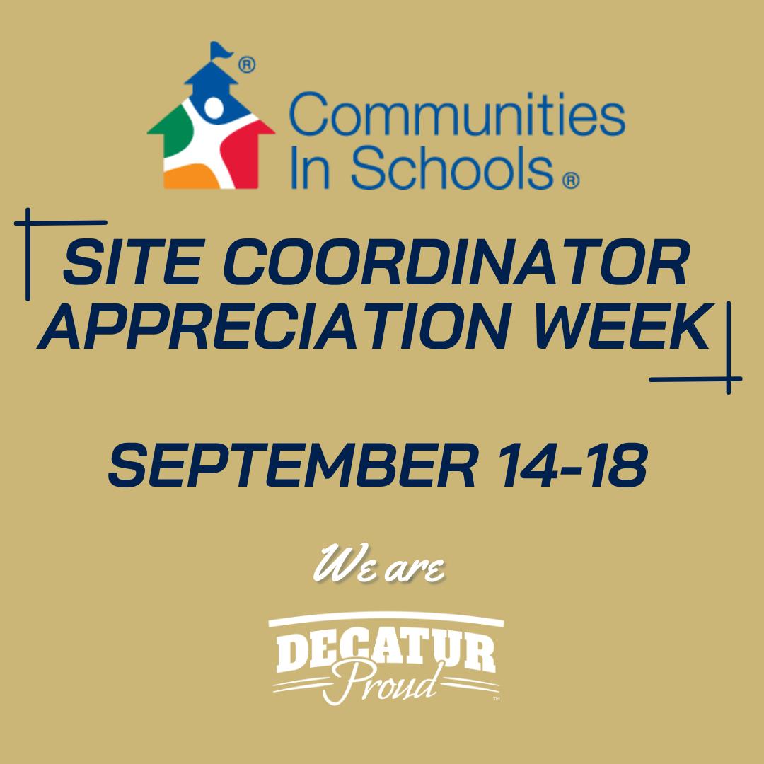 MSDDecatur's tweet photo. This week, we are celebrating @cisindiana Site Coordinator Appreciation Week! Our CIS Site Coordinators work diligently with students and families to remove barriers, provide basic needs, refer to community resources, and promote positive school attendance and behavior! https://t.co/55yWbXEHDv