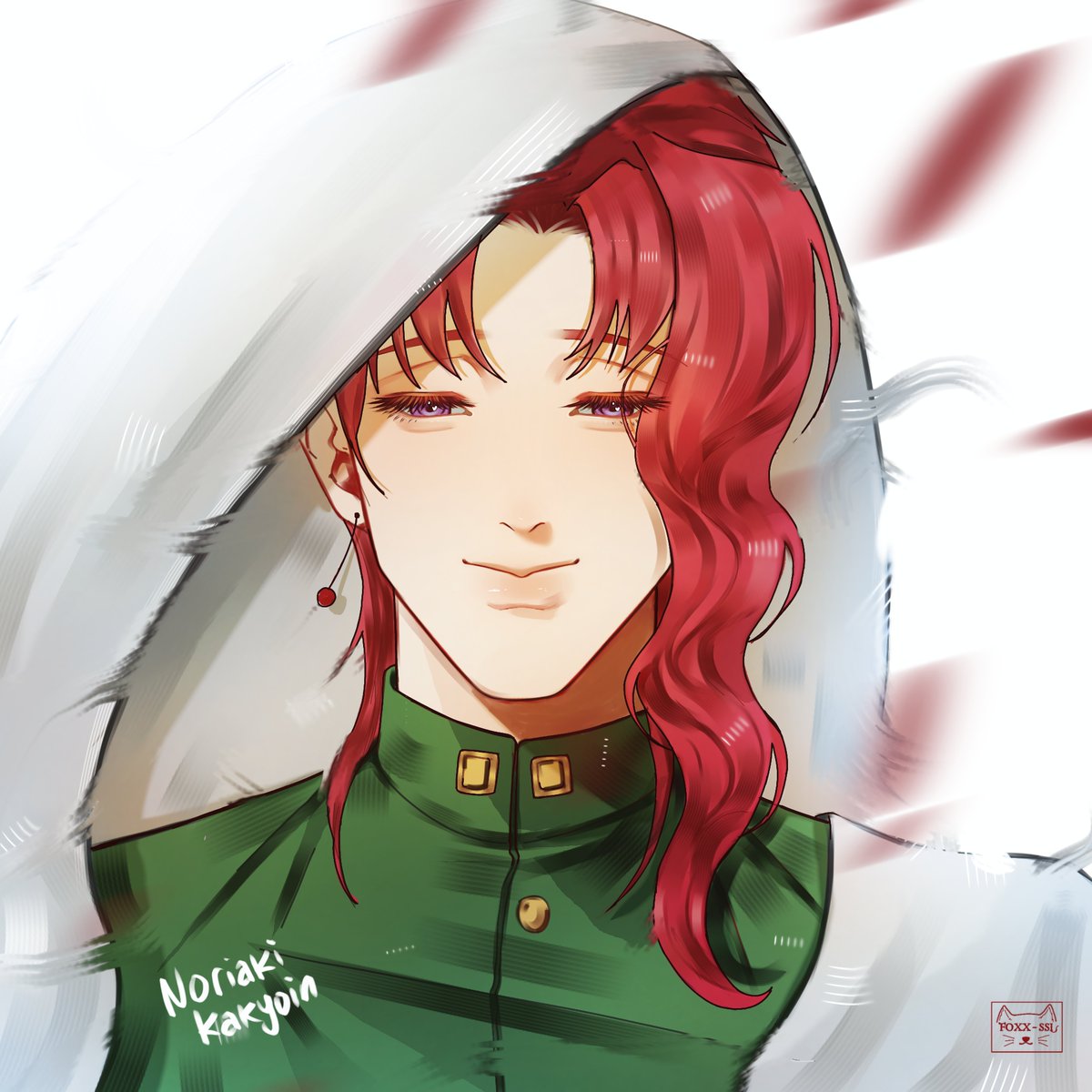 foxxssi's tweet photo. Hai, ak sedank berusaha keluar dri artblock berkedok mamlas ☝️🤓 bersama my mbg gwech #noriakikakyoin #jjba (yes i'm jotakak) https://t.co/xg72YYDY7G