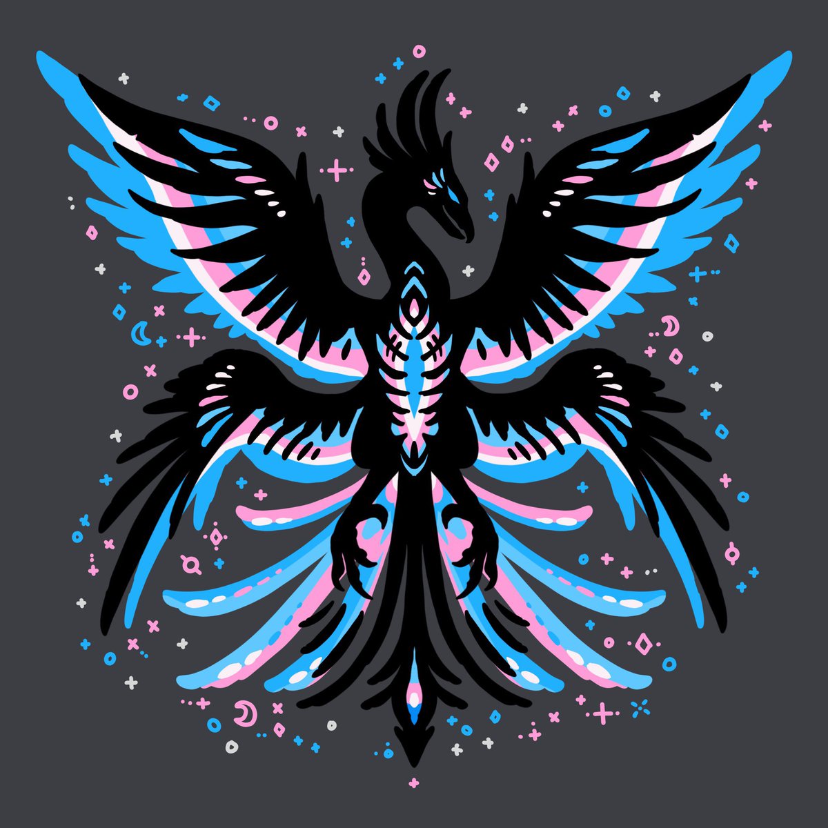 thingsbydiana's tweet photo. 🏳️‍⚧️ Phoenix going through a trans - formation! https://t.co/8xkJVxlxMC